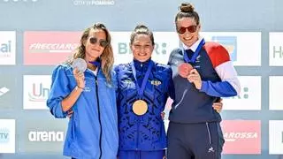 La nadadora ilicitana Ángela Martínez logra el oro en la Copa de Europa de Italia