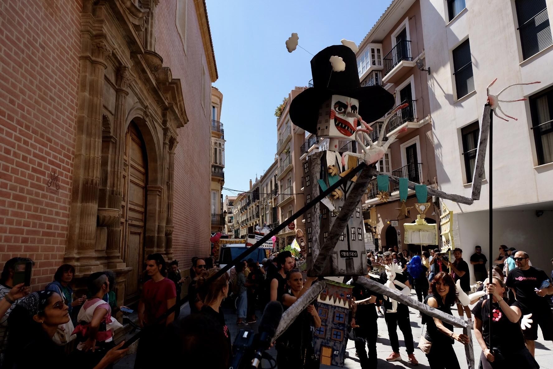 Manifestación de La Invisible contra su desalojo