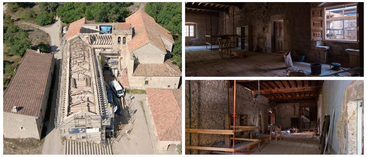 Las obras en el santuario de Sant Joan de Penyagolosa se centran ahora en la rehabilitación de la cubierta, además de zonas del interior.