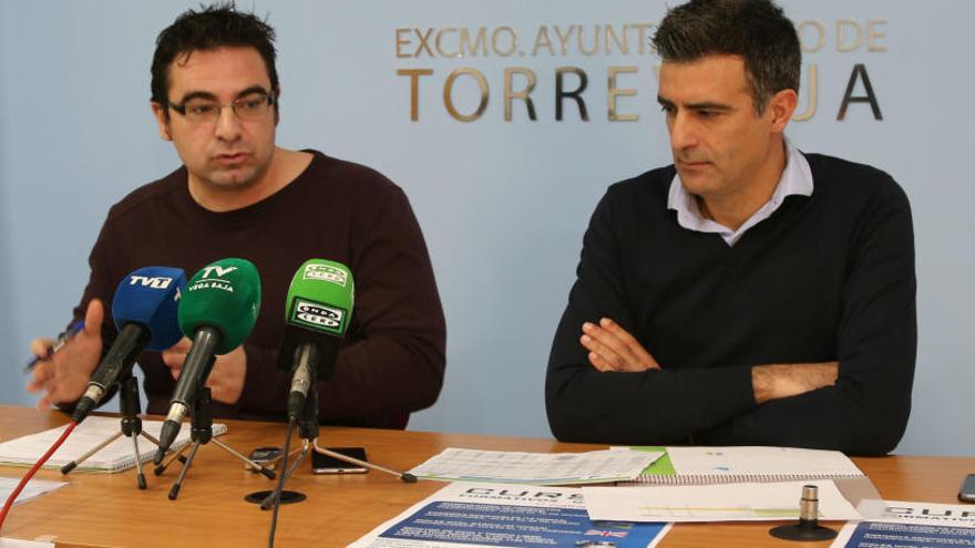 Rueda de prensa de Víctor Ferrández y José Manuel Nadal en Torrevieja