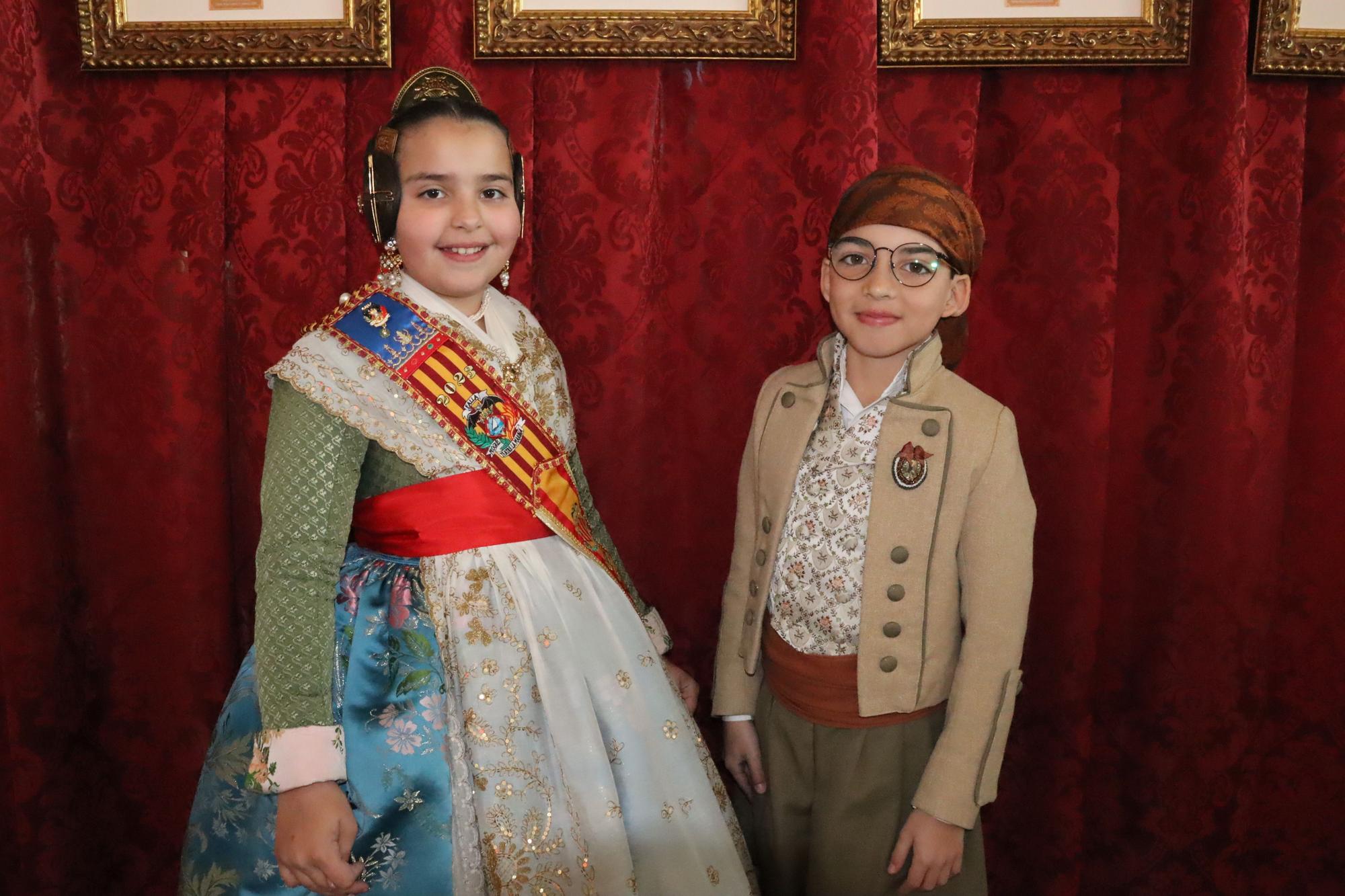 La "alfombra roja infantil" en la Exaltación de las Fallas 2023