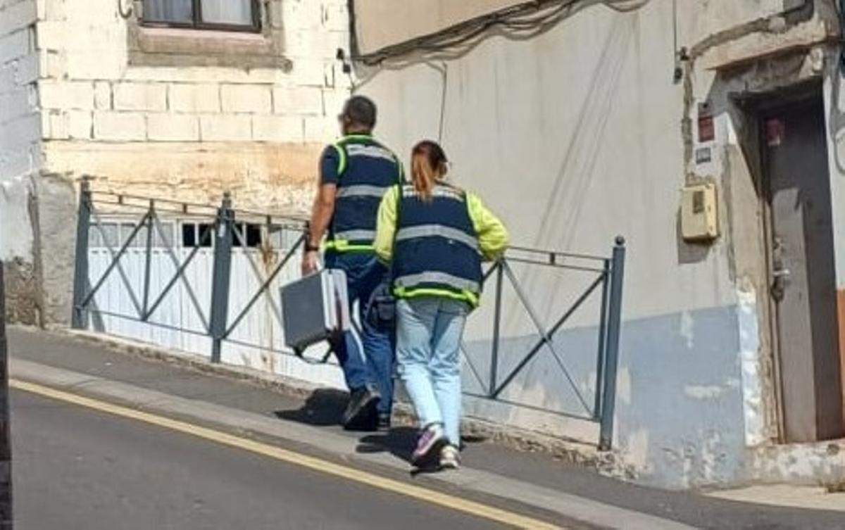 Agentes de la Policía Científica