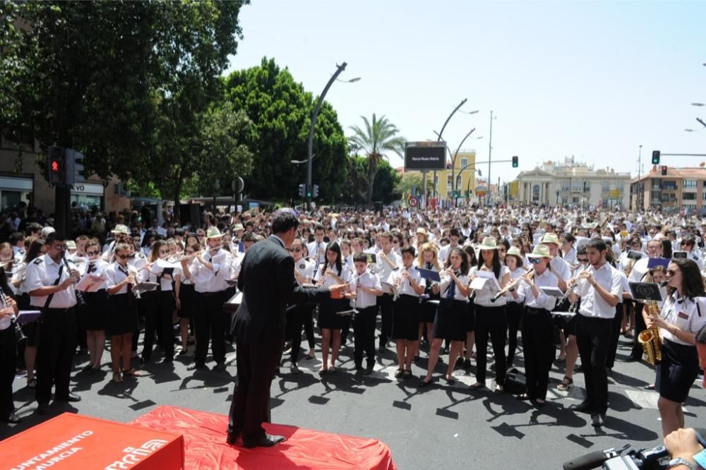 Encuentro de bandas de música en Martínez Tornel