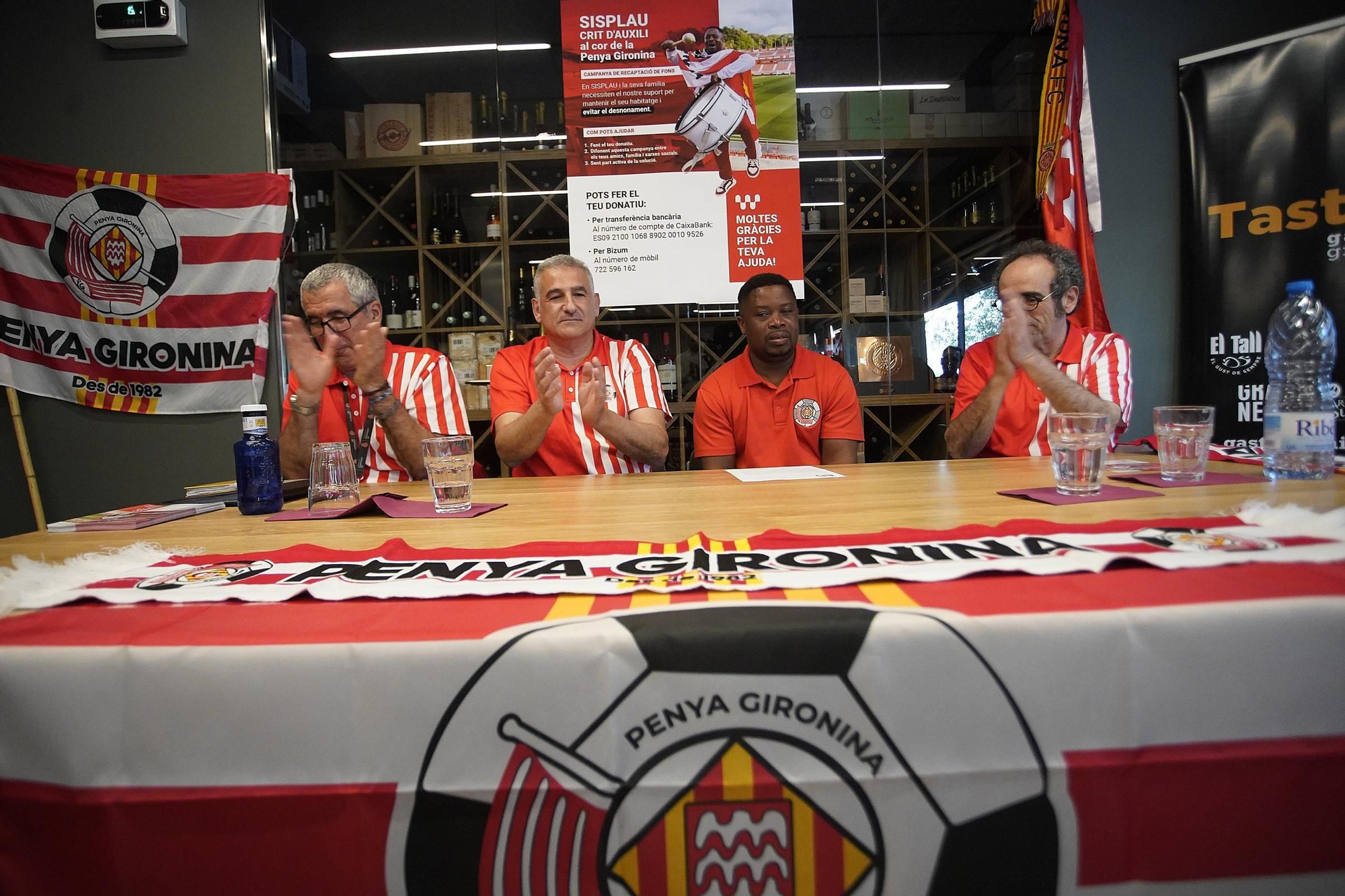 Les fotos de la presentació de la campanya de mecenatge per ajudar en Sisplau