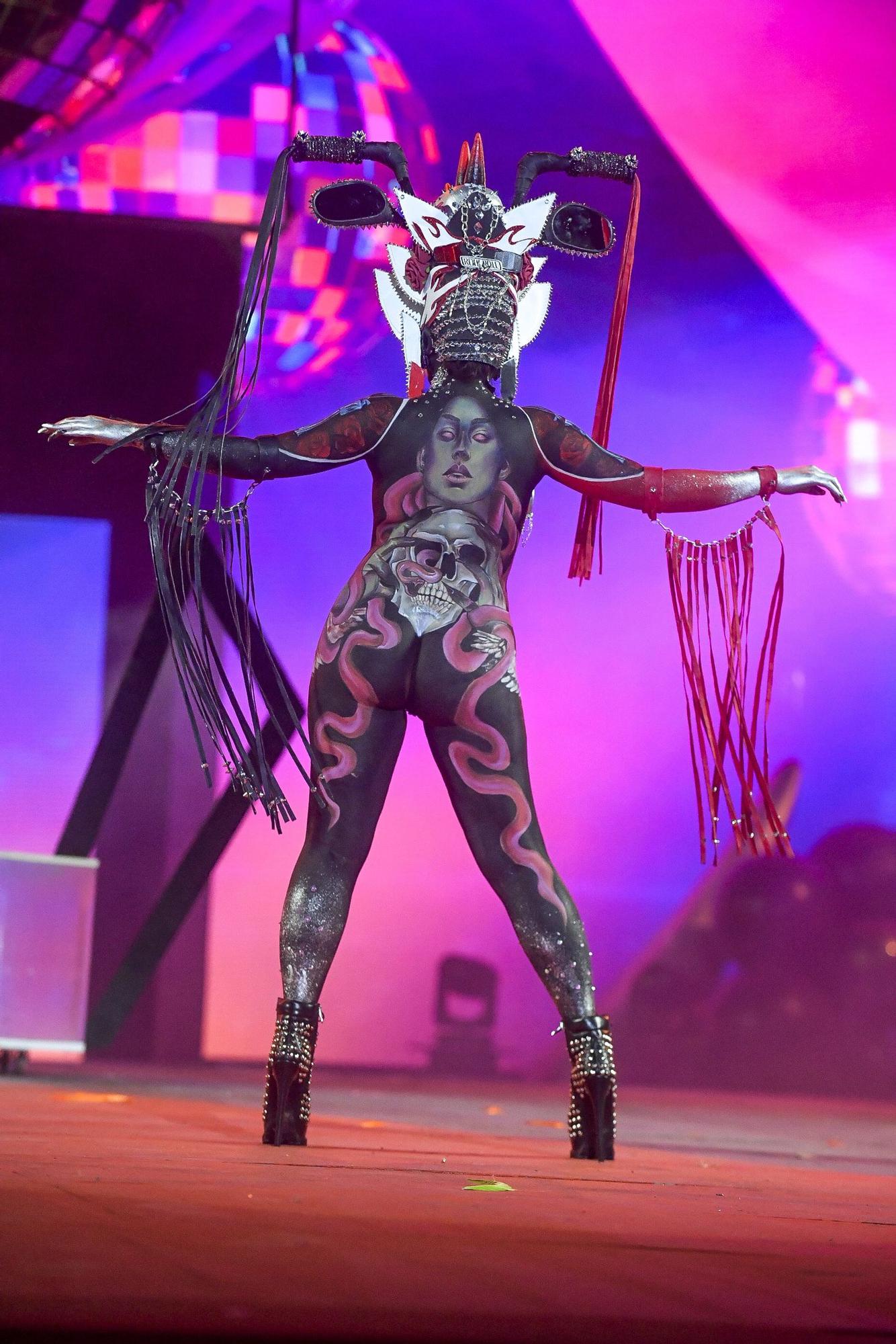 Concurso de maquillaje corporal del Carnaval de Las Palmas de Gran Canaria 2023