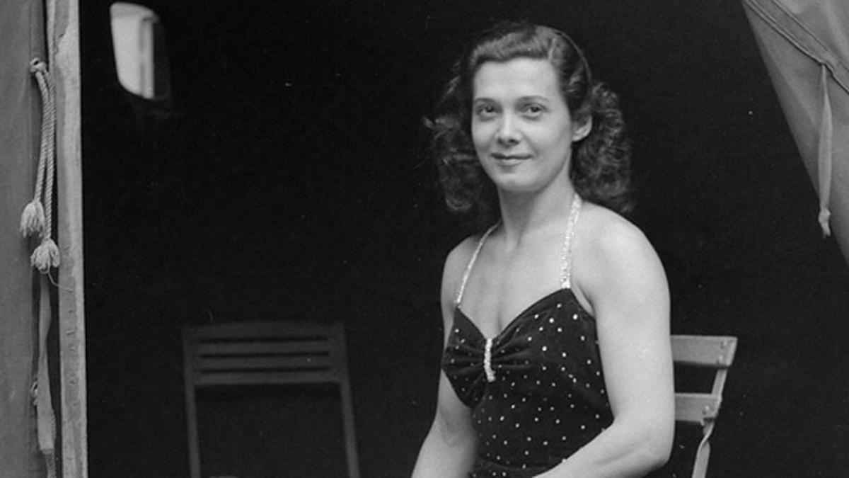 Marina Tomas Jorba, en una imagen tomada en los años 50.