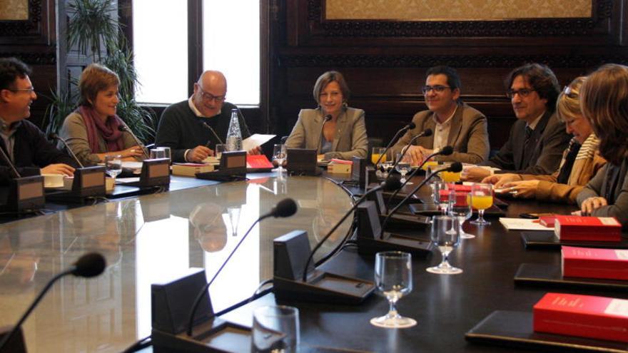 Reunió de la Mesa del Parlament