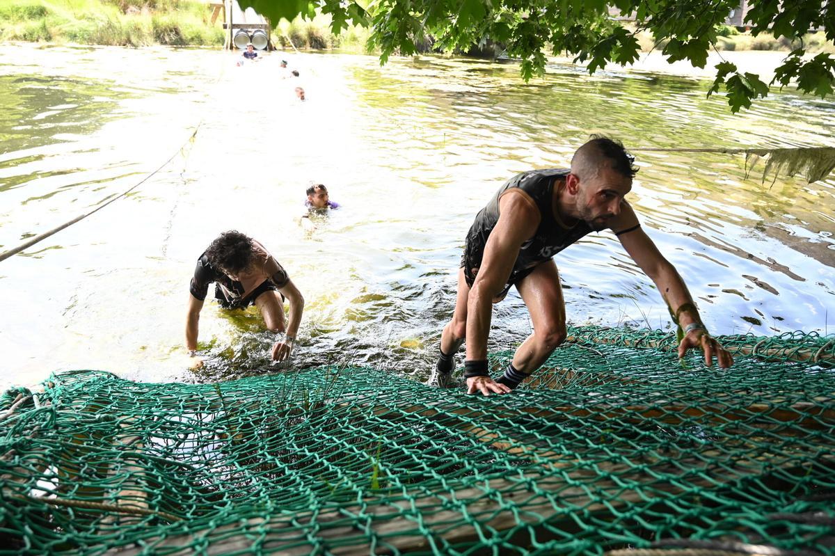 PONTEVEDRA.Celebración de la Gladiator Race en la Illa das Esculturas