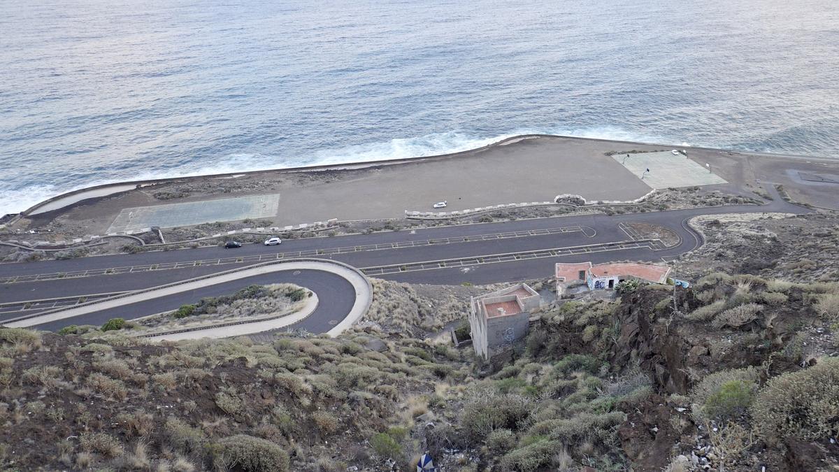 Explanada del Muelle de Añaza, en Santa Cruz de Tenerife.