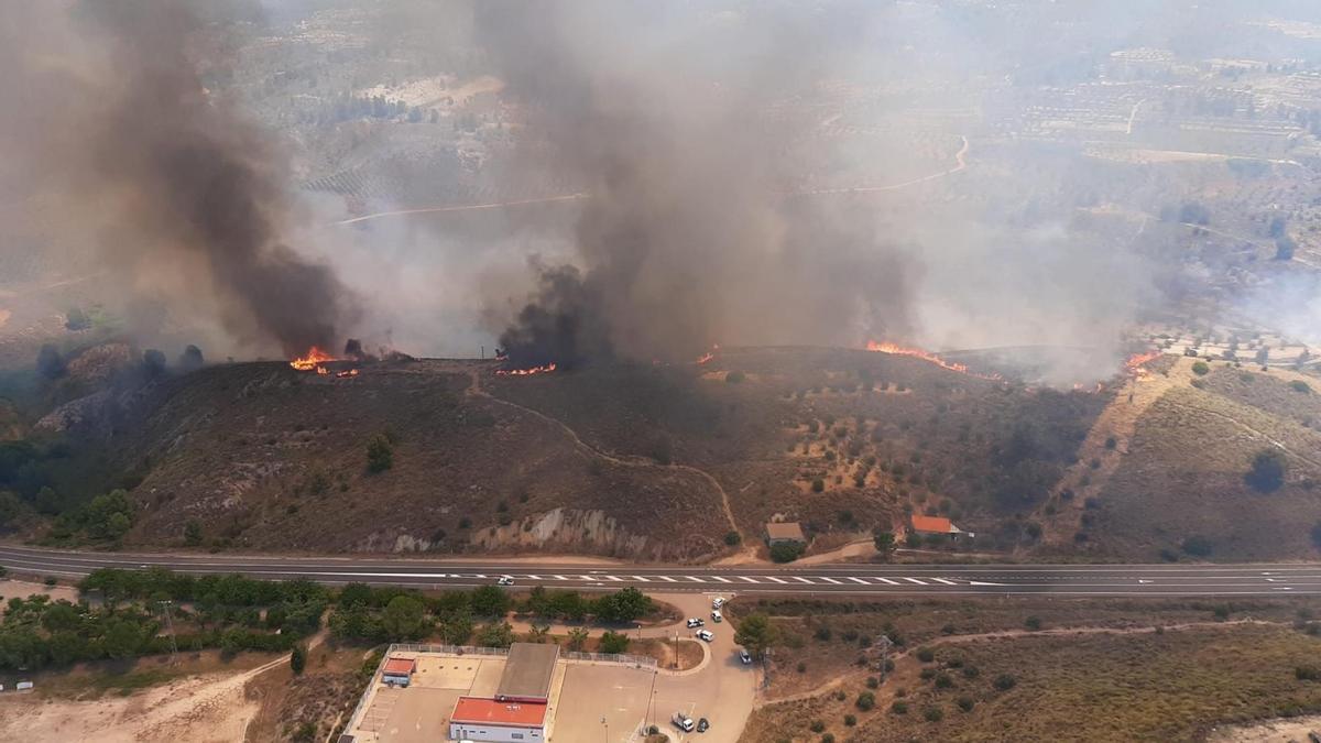 Incendio en Jalance