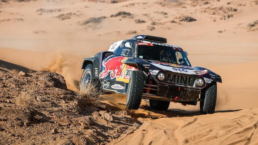 Carlos Sainz, en el Rally Dakar.