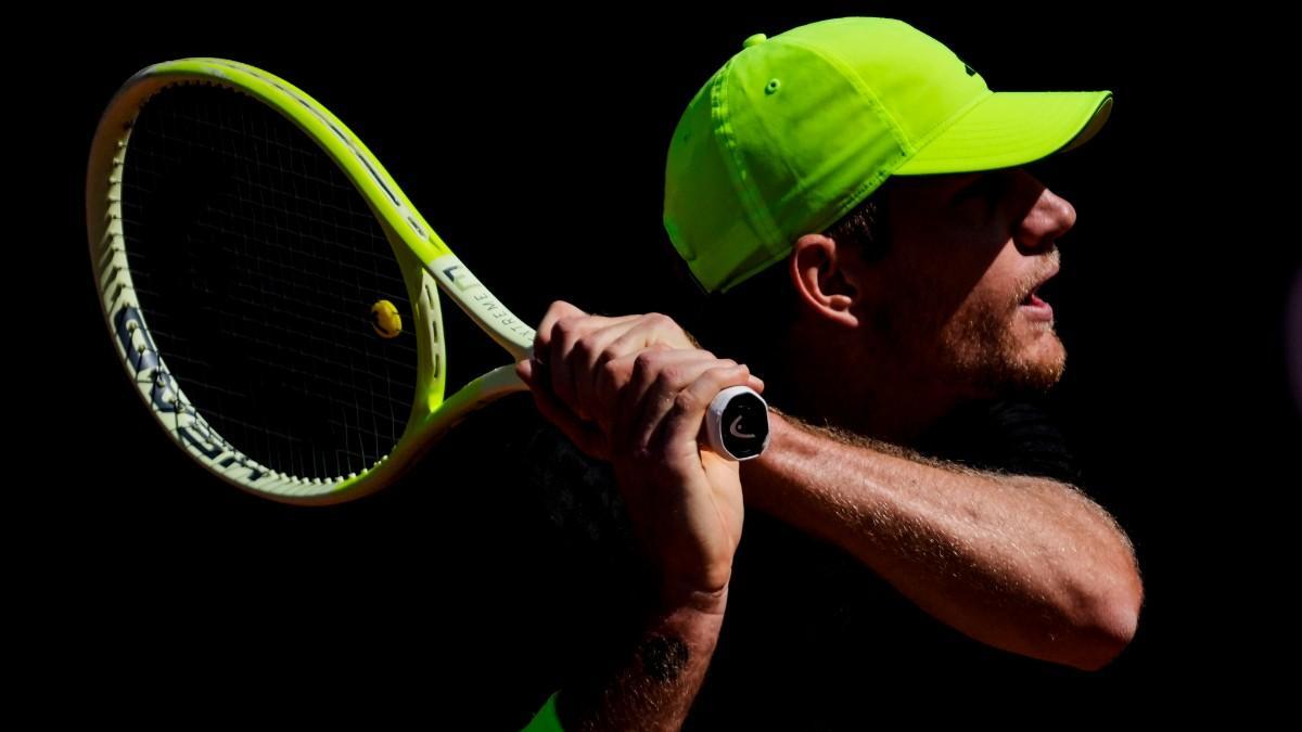 Davidovich, en una acción del partido