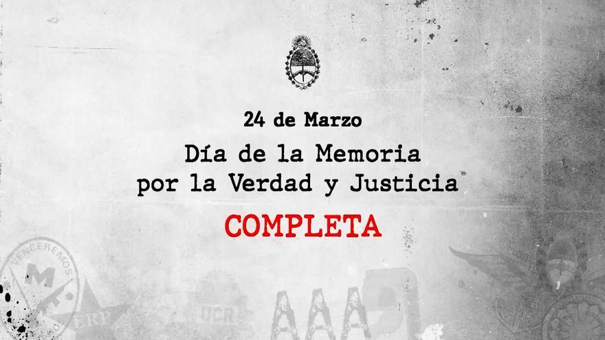 El polémico vídeo publicado por el Gobierno de Milei que niega la cifra de desaparecidos durante la dictadura argentina
