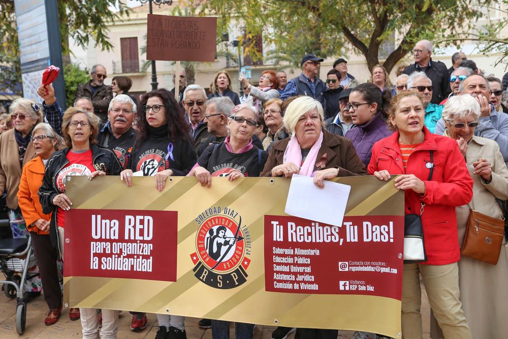 Manifestación en defensa de las pensiones públicas