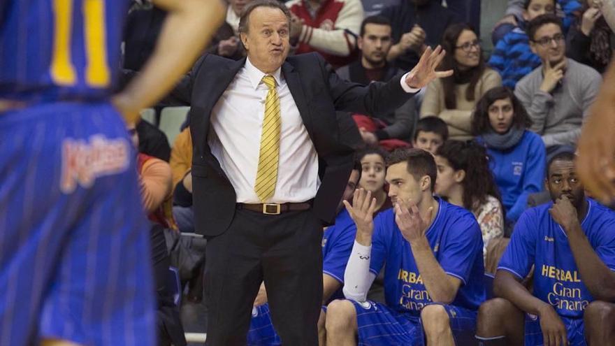 Aíto García Reneses, en el último UCAM Murcia-Gran Canaria.