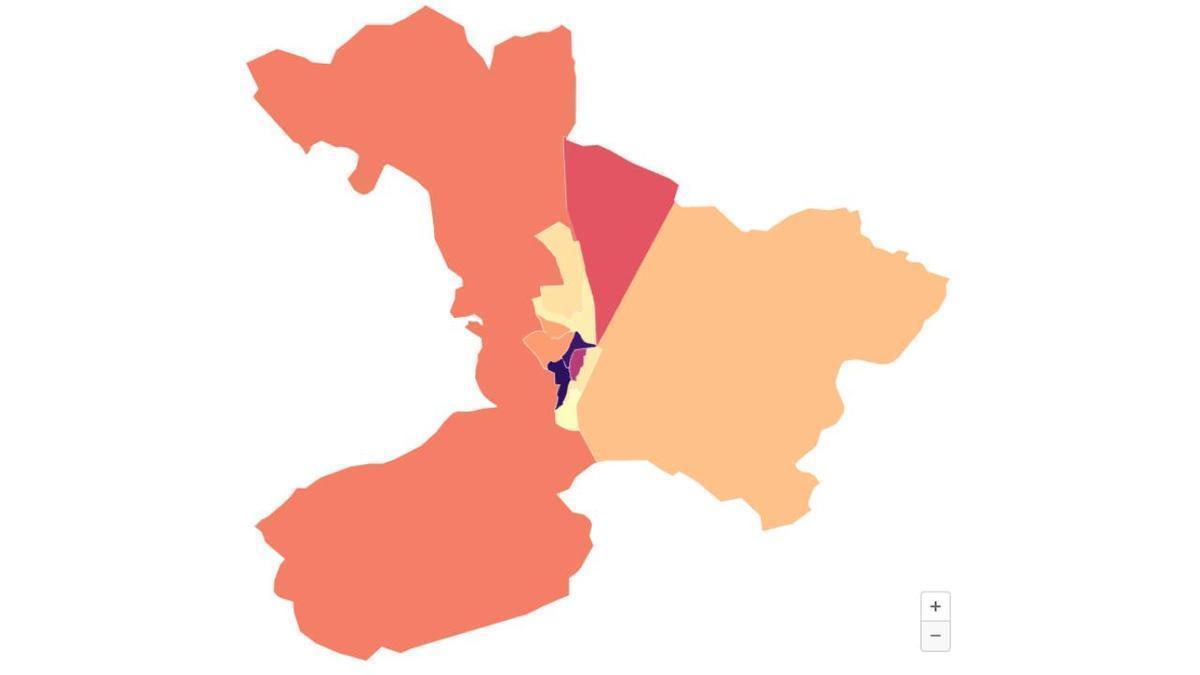 Atlas de la pobreza energética en Benavente