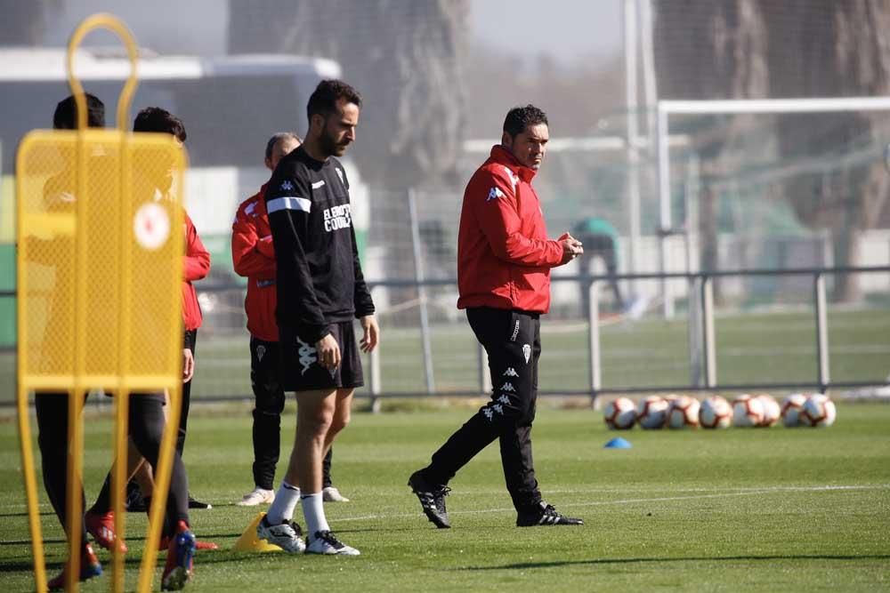 Primer entrenamiento de Rafa Navarro