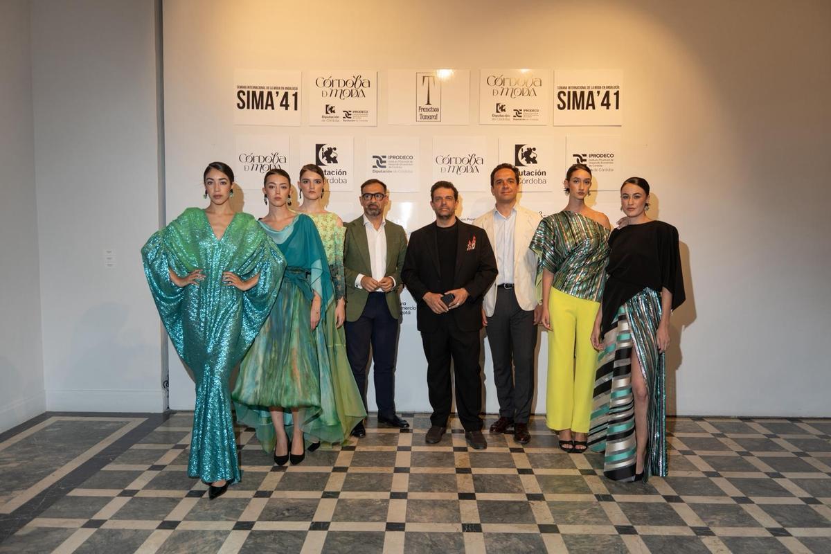 Modelos de Francisco Tamaral, en la Semana Internacional de la Moda de Andalucía.