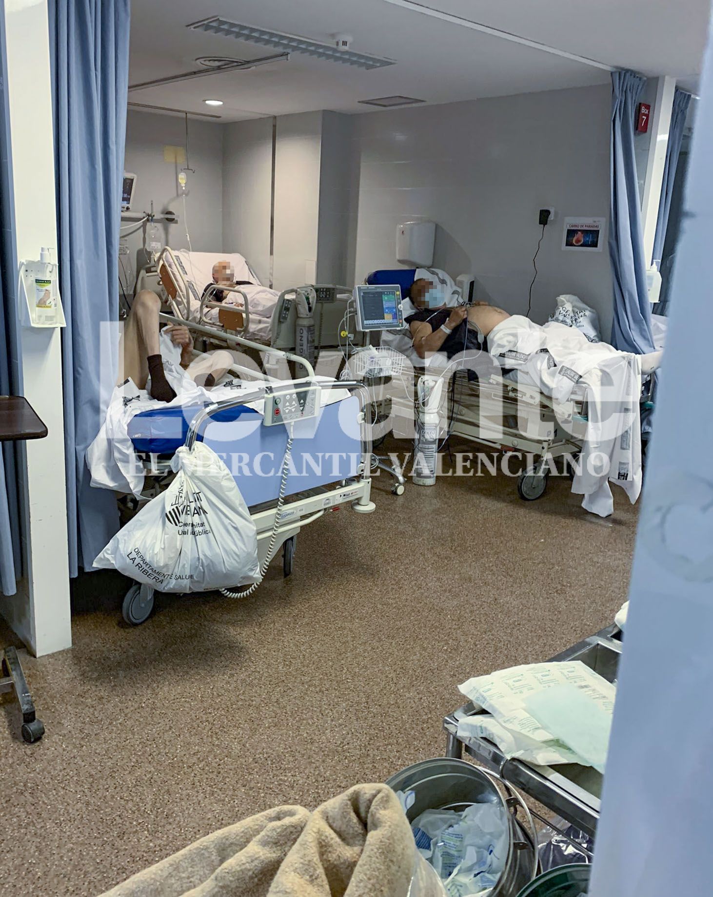 El Hospital de la Ribera, colapsado por la tercera ola de coronavirus