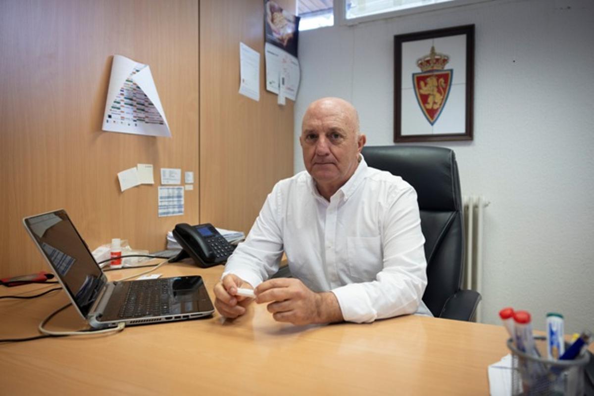 Ramón Lozano, exdirector de cantera del Real Zaragoza.