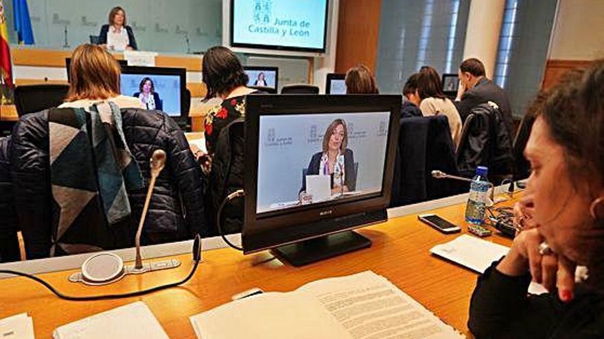 Marcos comparece en rueda de prensa posterior al Consejo de Gobierno.