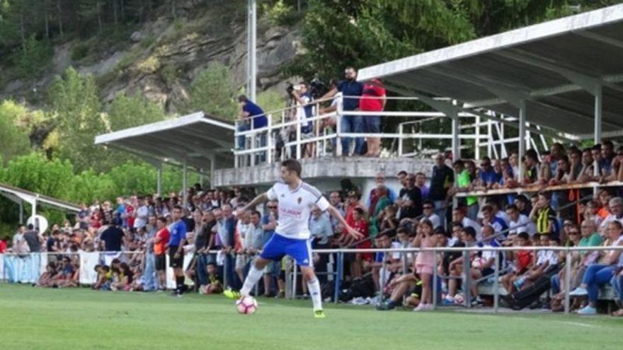 El Real Zaragoza golea al Boltaña en su primer amistoso de pretemporada (0-11)