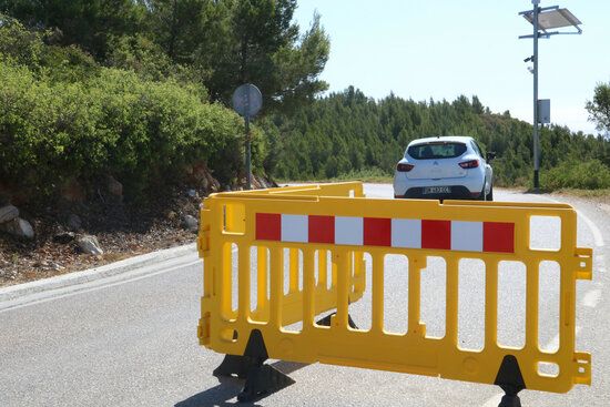 Barreres als punts de restricció.