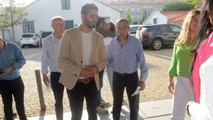 Matías González en su presentación como candidato del PP.