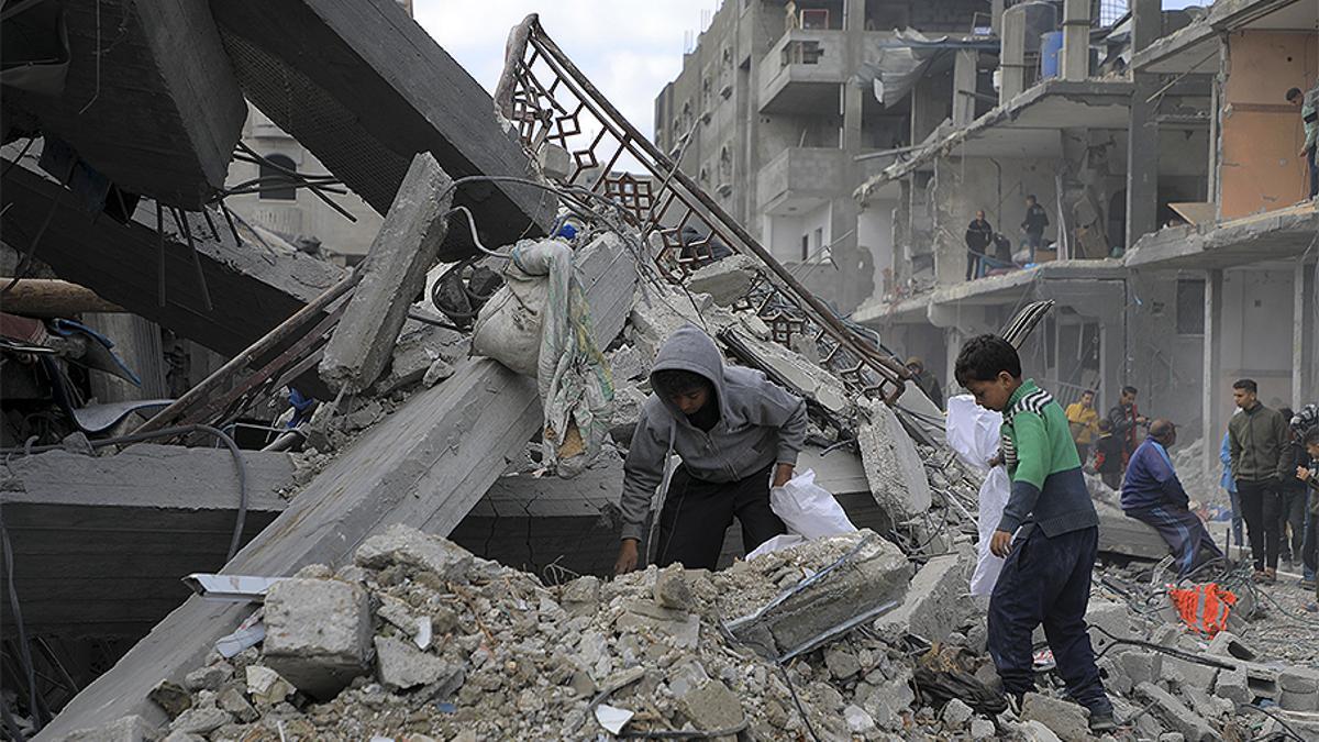 Gaza en ruinas tras ataques del ejército israelí.