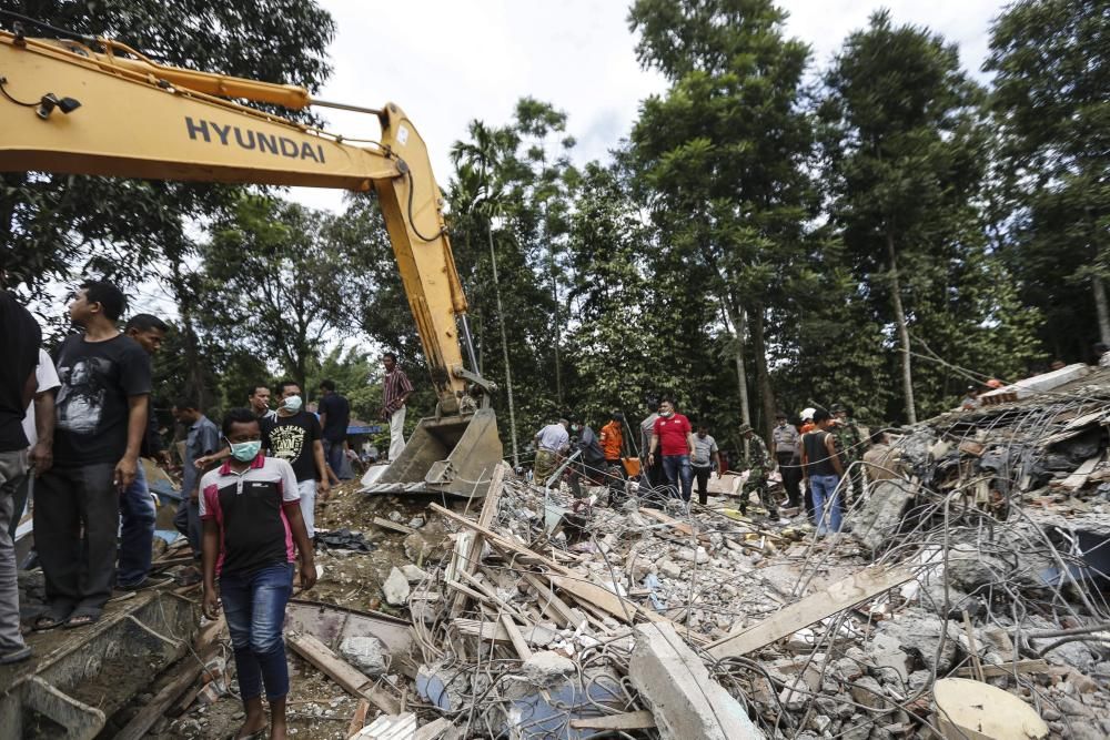 Las imágenes del terremoto en Indonesia