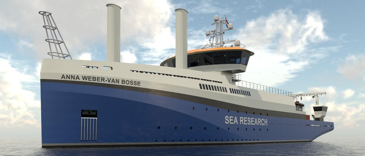 Recreación del barco que encargará el NIOZ