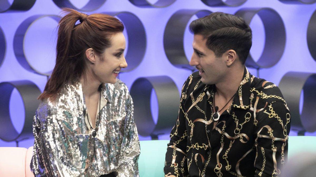 Adara y Gianmarco en el confesionario de 'El Tiempo del descuento'