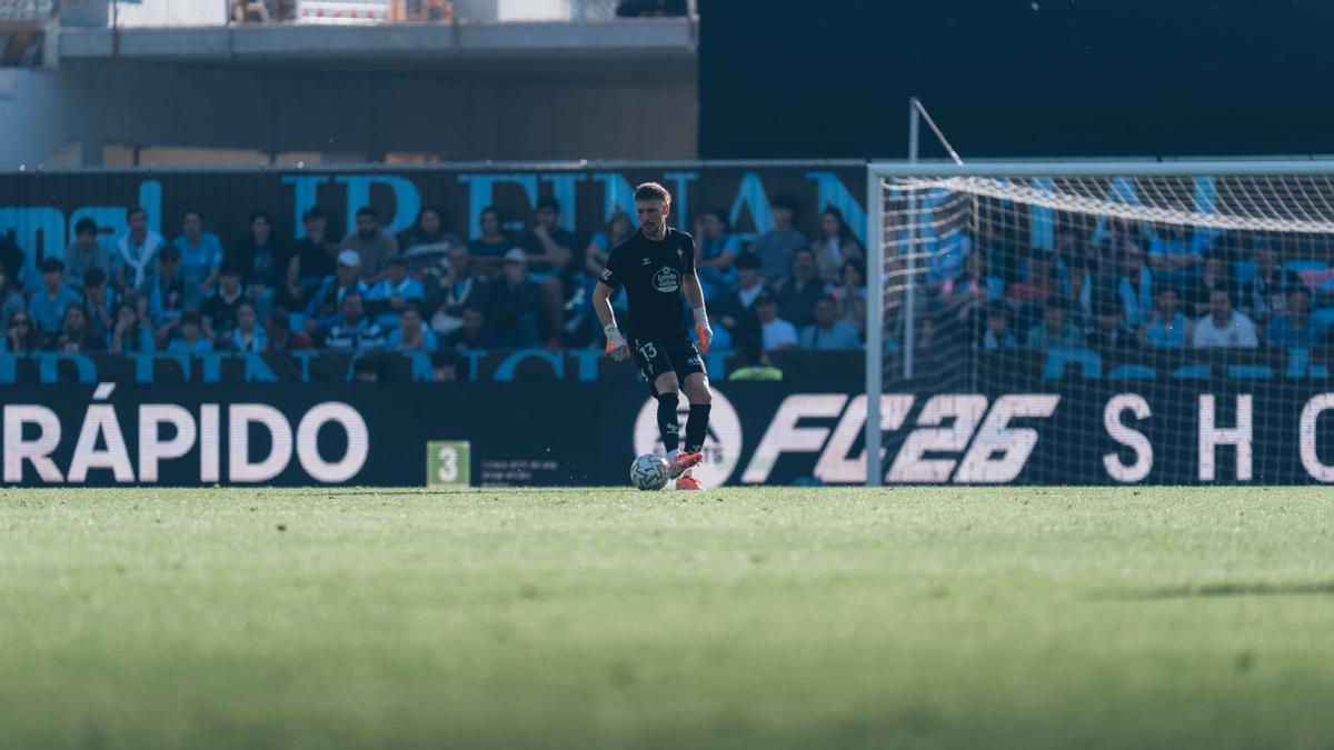 Las pruebas médicas han descartado una lesión grave del portero del Celta.