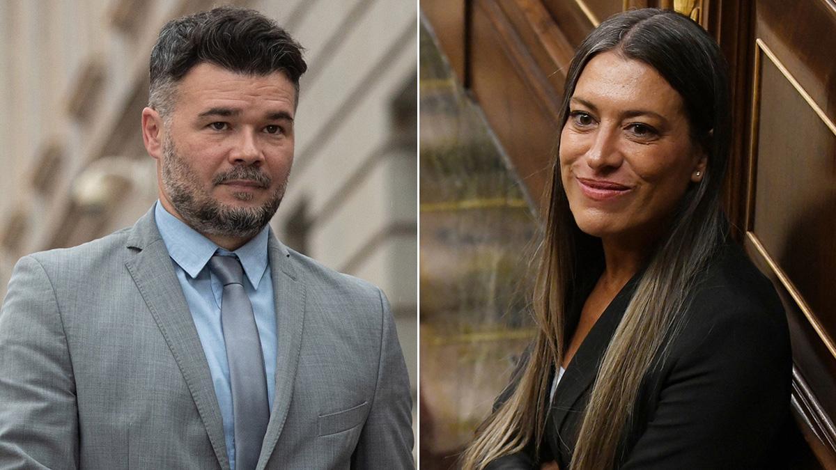 Gabriel Rufián y Míriam Nogueras