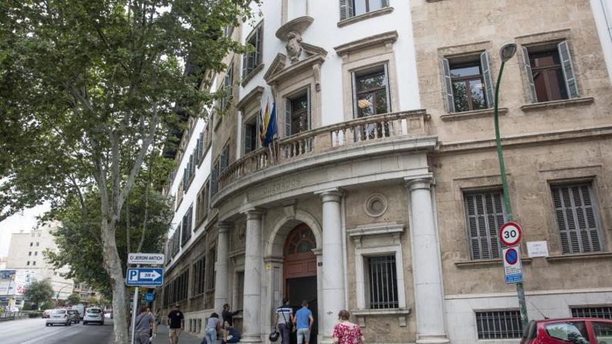 Juzgados de Vía Alemania, en Palma, donde ayer se celebró el juicio.