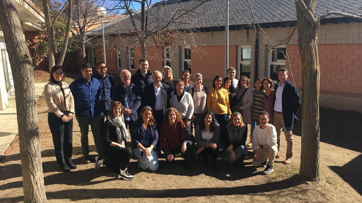 Ramon Jordana, quart per l’esquerra, en un acte a Puigcerdà aquesta setmana