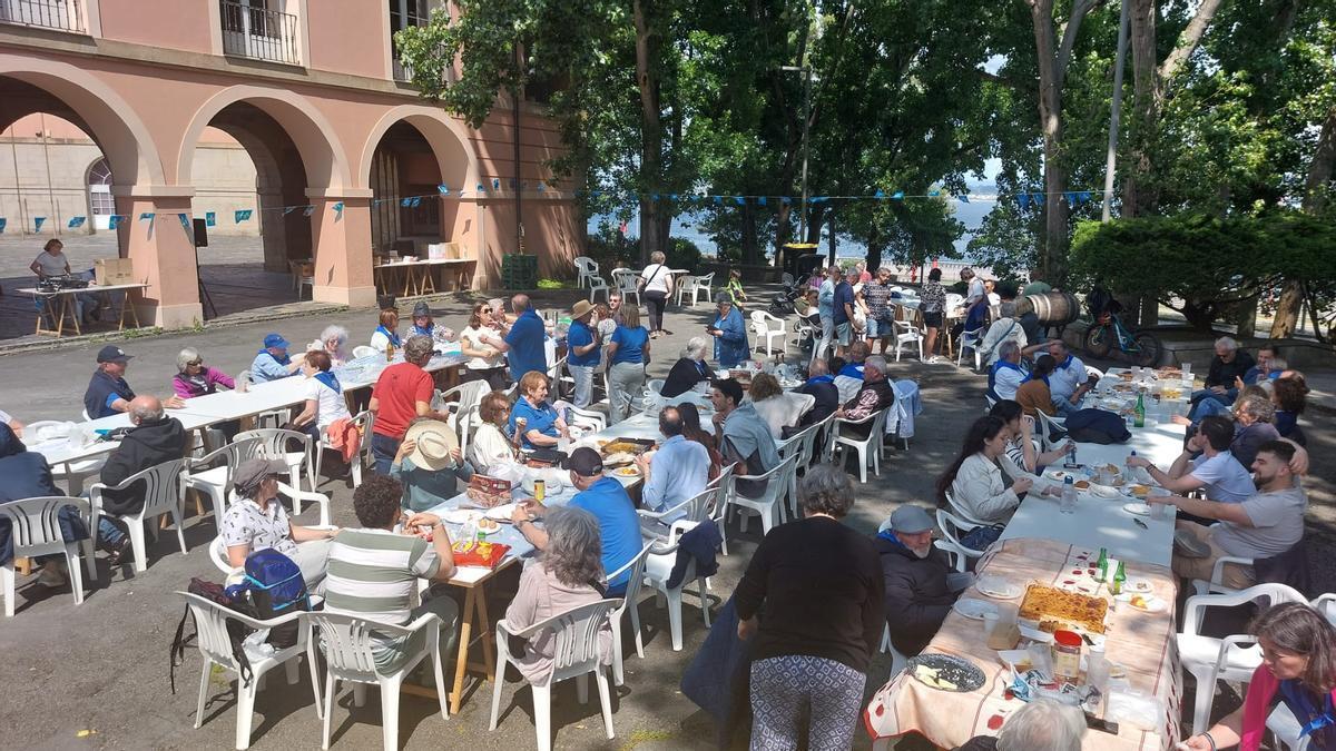 Una imagen de la fiesta del Centro Asturiano de La Coruña