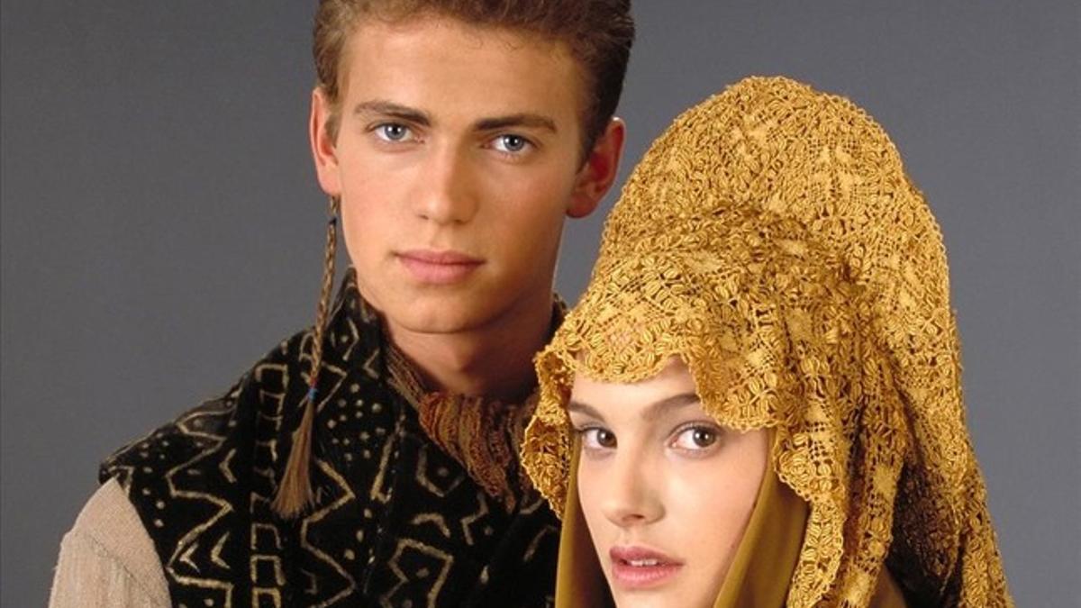 television pelicula star wars el ataque de los clones Hayden Christensen Natalie Portman