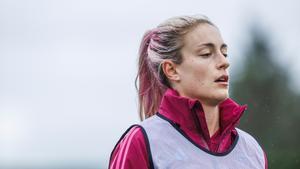 Alexia Putellas en un entrenamiento con la selección