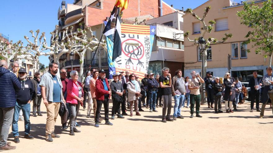 Protesta pels encausats per la protesta contra Felip V