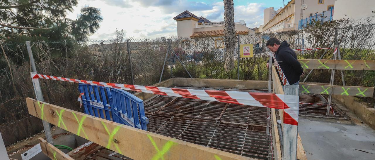 Estación de bombeo en el complejo Los Altos Larrosa