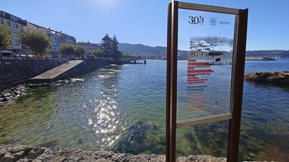 Portos de Galicia, dispuesto a retomar el proyecto de regeneración de la playa de Pescadoira, en Bueu