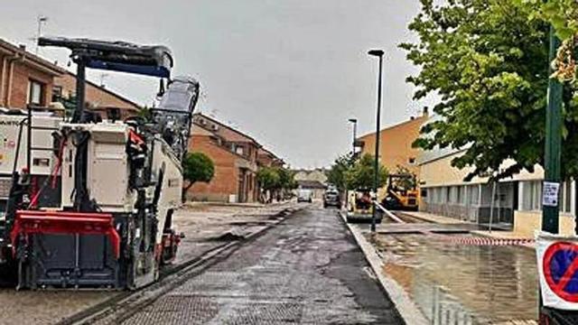 Renovación del pavimento.