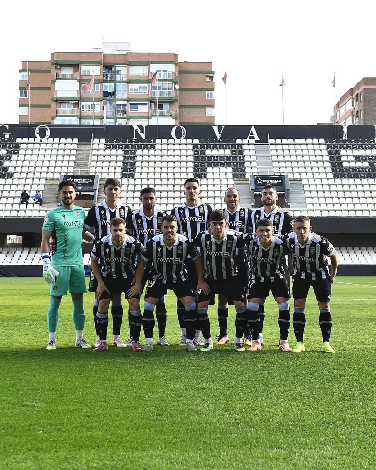 Un partido del Cartagena esta temporada.