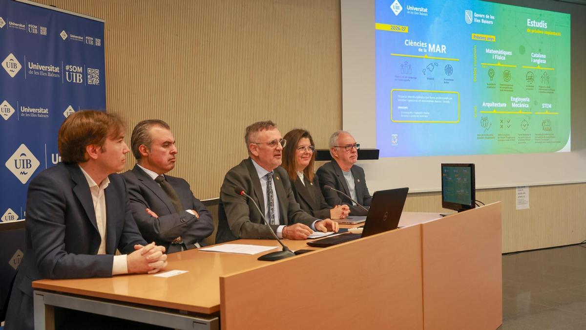 EDUCACIÓN NUEVAS TITULACIONES BALEARES | Ciencias del Mar, doble grado de Matemáticas y Física, Arquitectura e Ingenierías, la gran apuesta para la retención del talento balear EDUCACIÓN NUEVAS TITULACIONES BALEARES | Ciencias del Mar, doble grado de Matemáticas y Física, Arquitectura e Ingenierías, la gran apuesta para la retención del talento balear