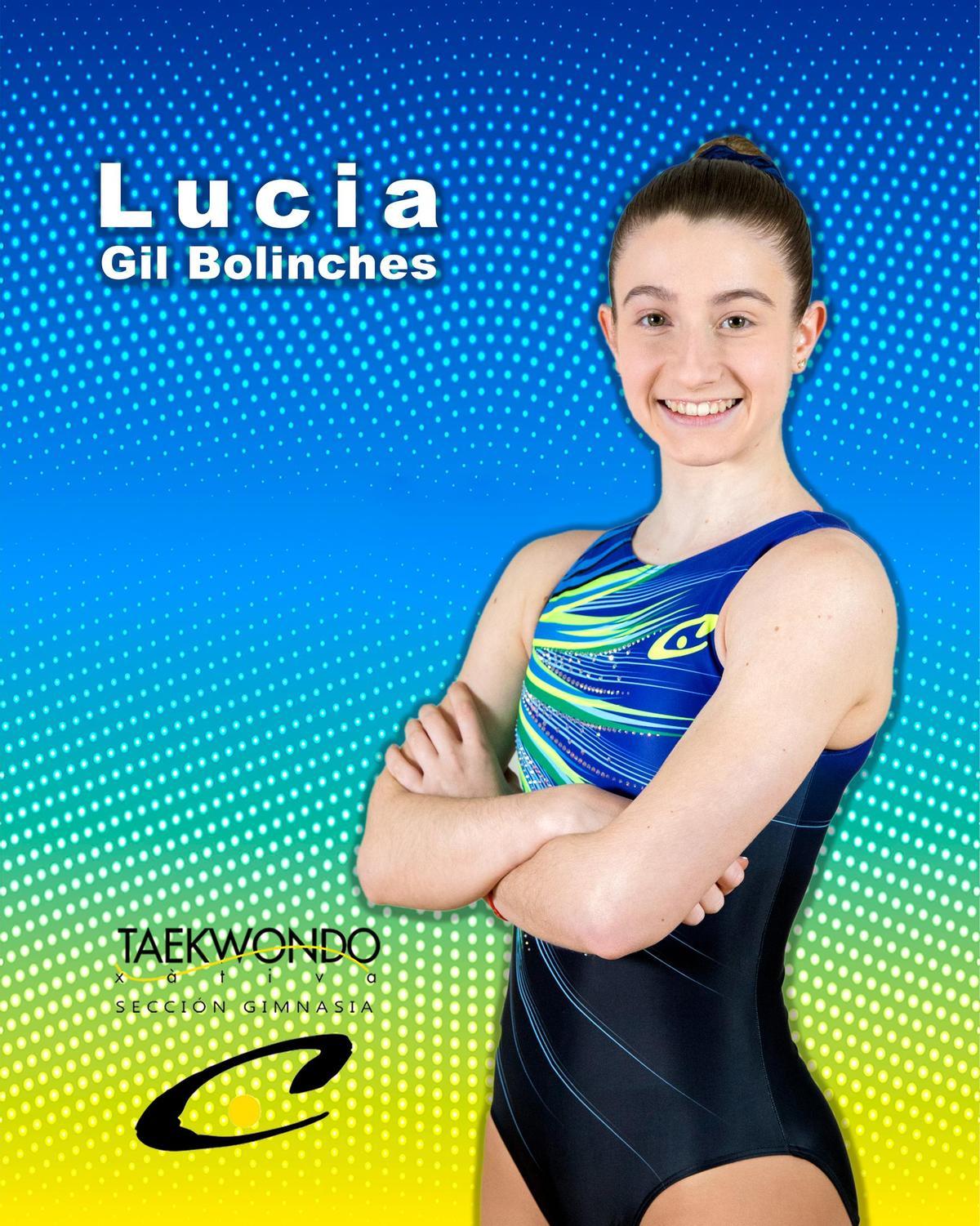 Lucía Gil Bolinches, de la Gimnasia Aeróbica del Club Taekwondo Xàtiva.