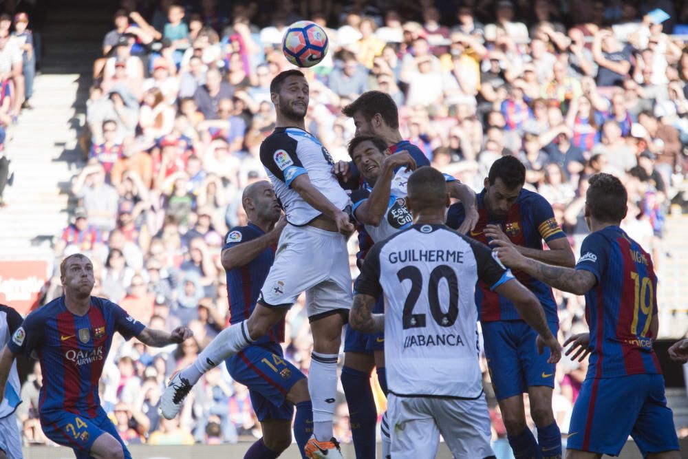 El Deportivo cae goleado ante el Barcelona