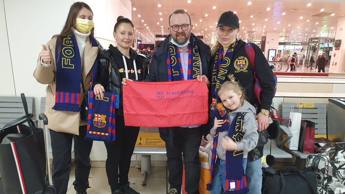 La familia del presidente de la PB Kyiv ya está en España