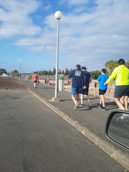 Rajoy, de mañana en Maspalomas