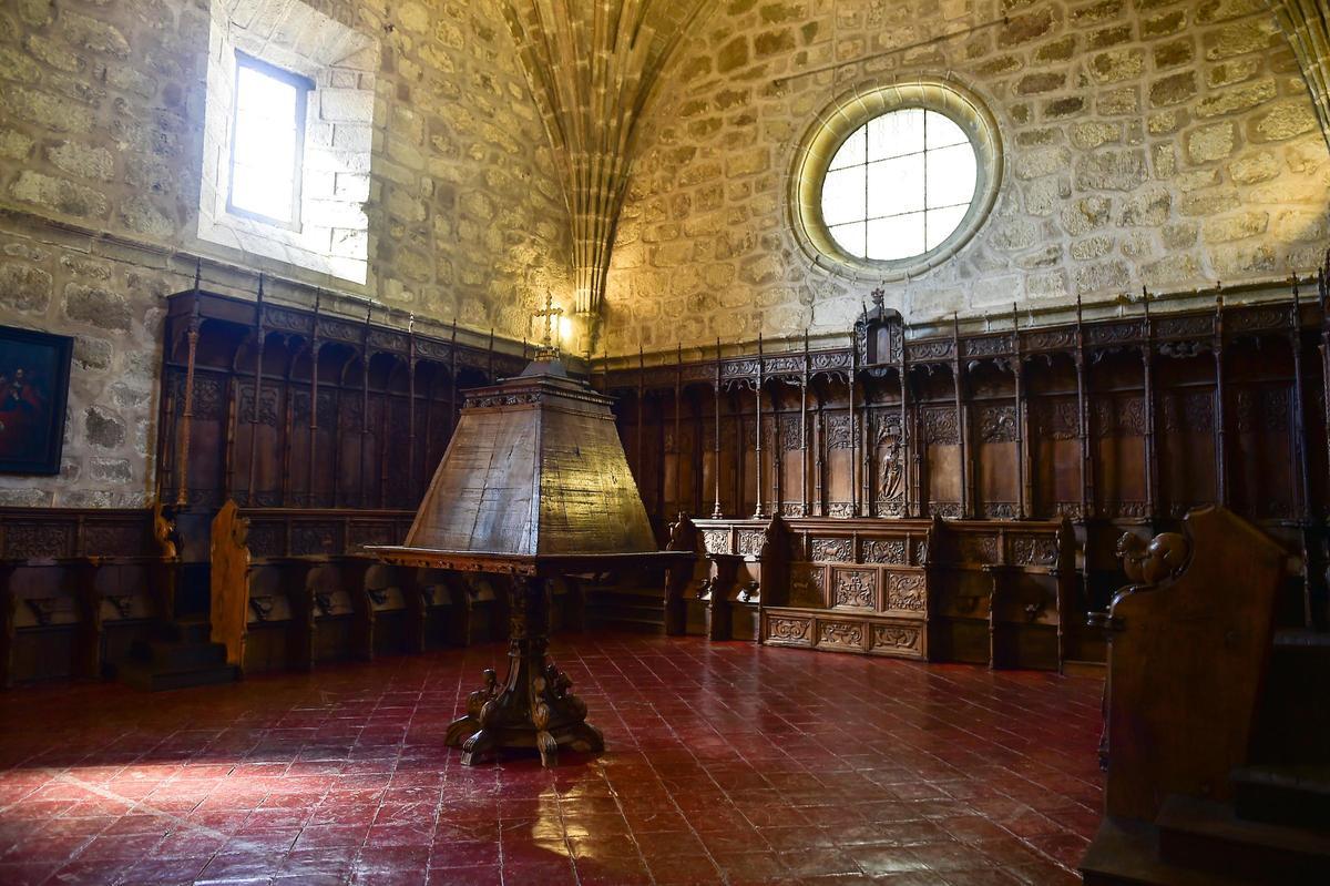 La sillería del coro del Monasterio de Yuste, al detalle